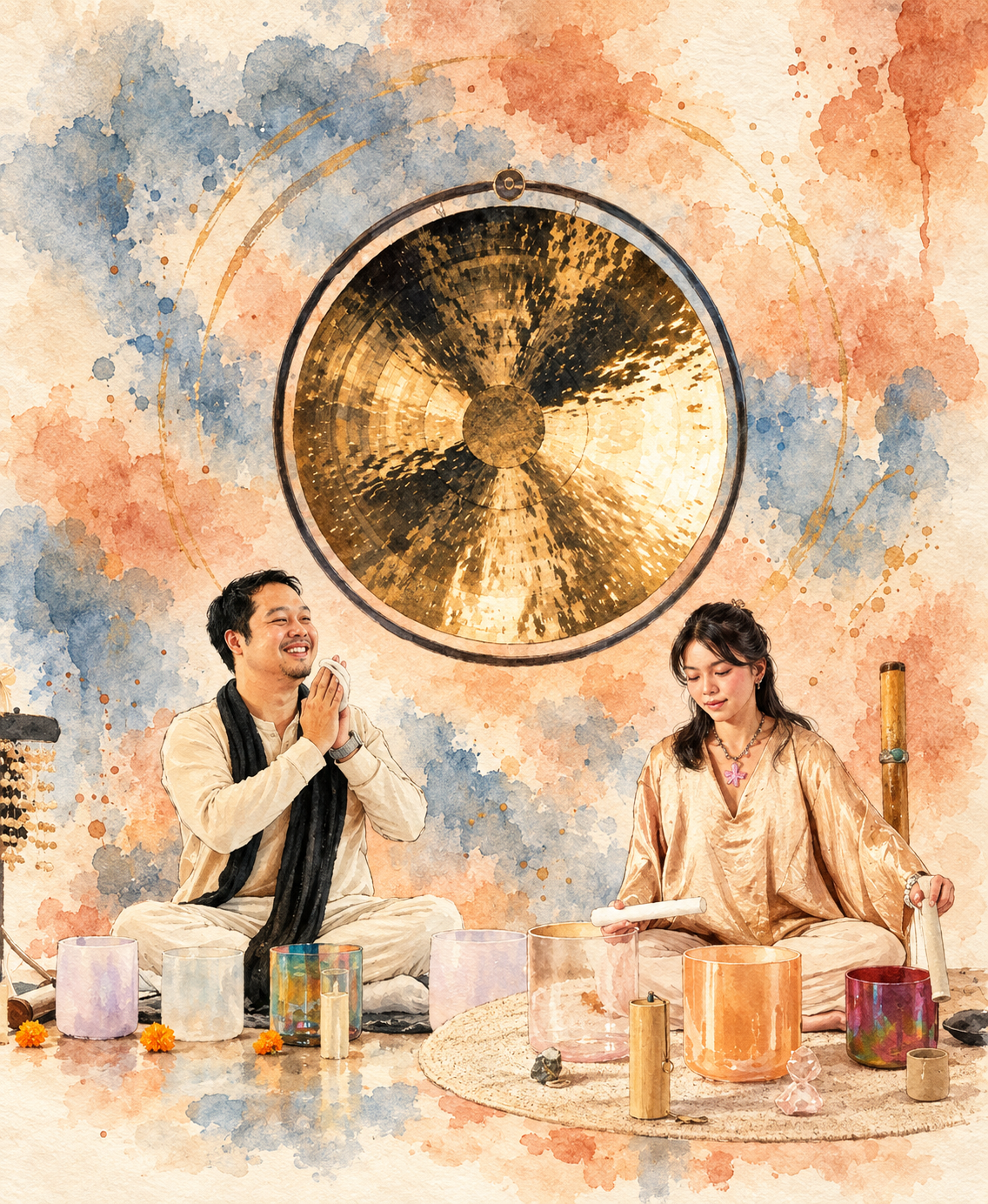 โปสเตอร์ Sound Synergy Sound Bath ที่ Soulwaves